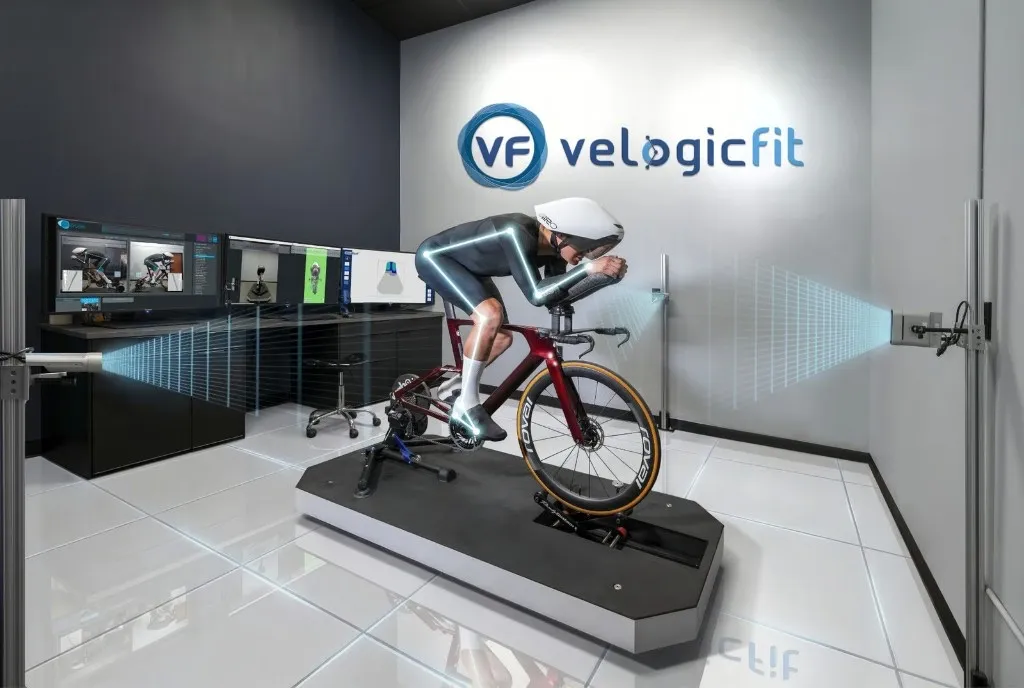 Velogicfit motion analysis during a precision bike fit at PSC