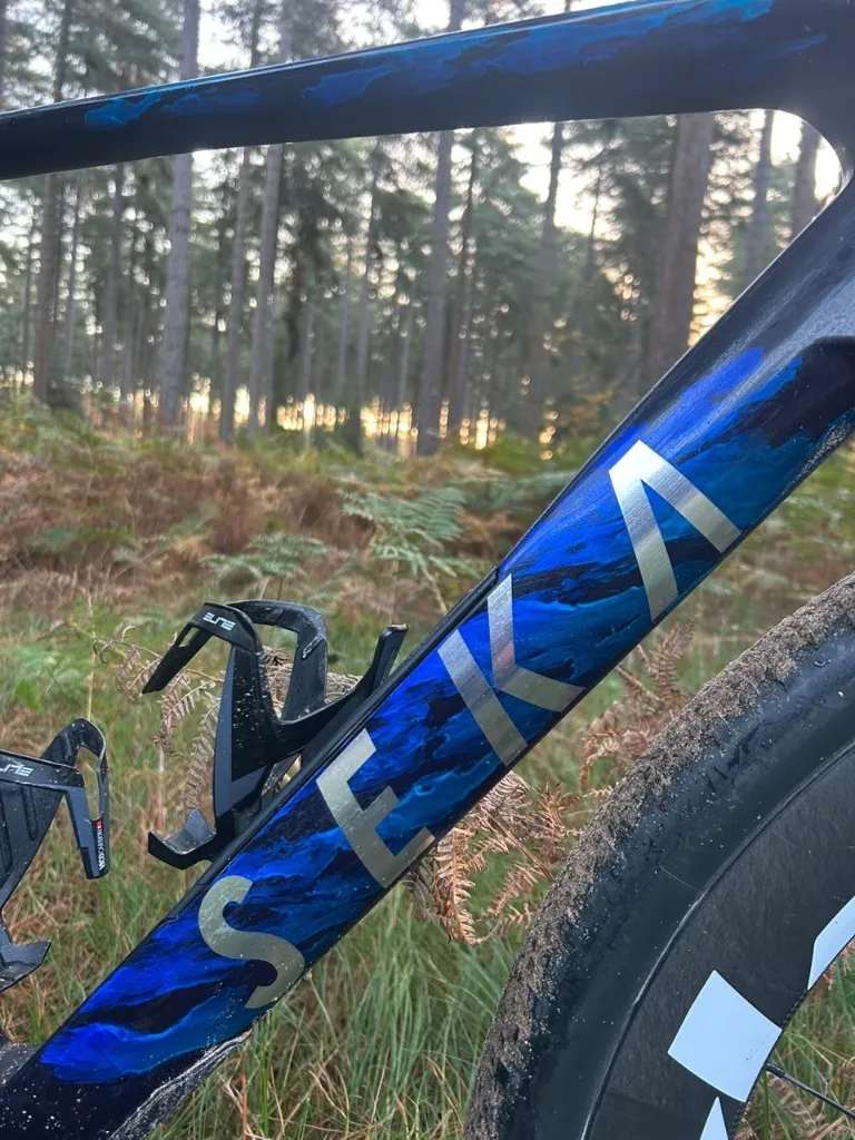 SEKA branding on the ExAero RDC GR down tube