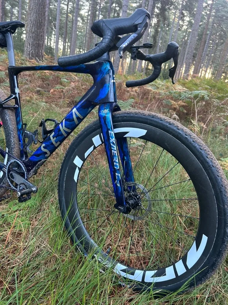 Muddy SEKA ExAero RDC GR front end after the race